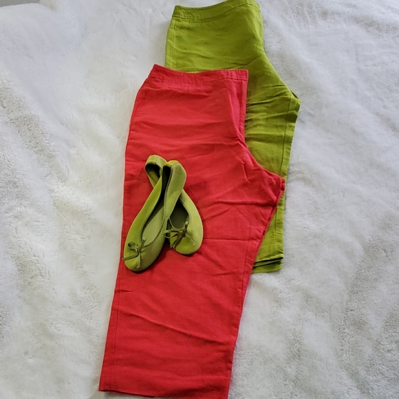 Lightweight Linen Capri Size 14 - Picture 5 of 5